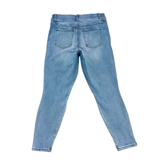 Spanx High Rise Ankle Skinny Stretch Denim Jeans Size L (12-14) EUC - Picture 3 of 12